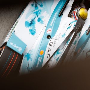 Formula E outdoor dockside section London E-Prix Royal Victoria Dock photography